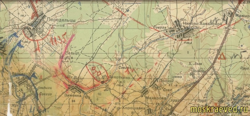 1929 РККА, Передельцы, 1:50000